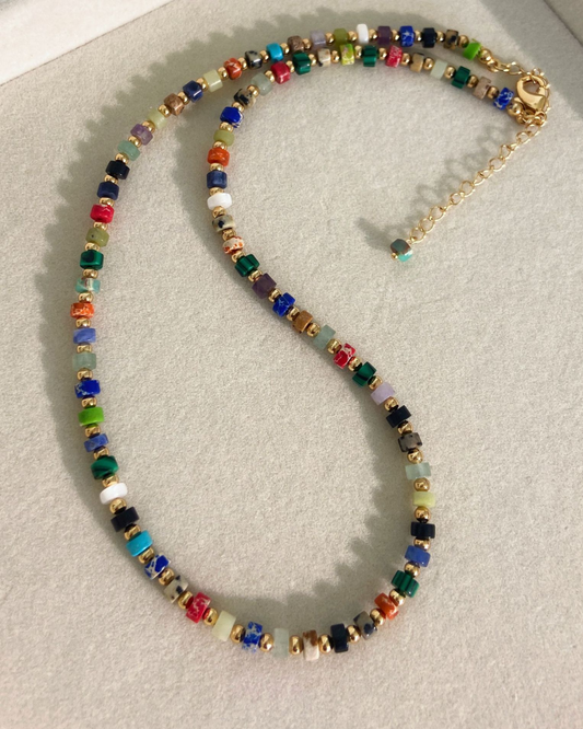 Carnival Beads Choker | Necklace | 18k Gold Plated โ Lunari Jewellery