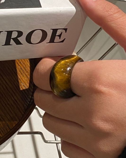 Maris Dome Ring | Ring | 18k Gold & Silver – Lunari Jewellery