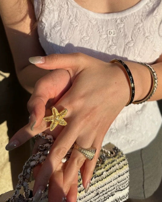 Aurelia Ring | Ring | 18k Gold Plated – Lunari Jewellery