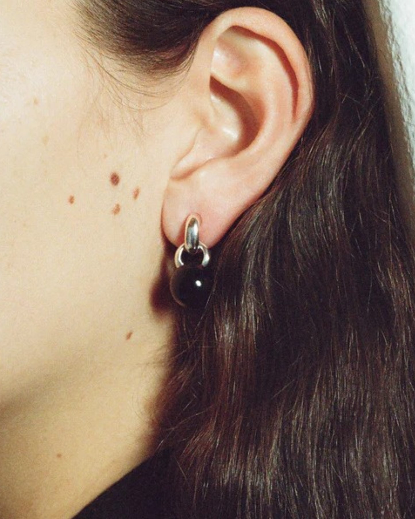Orb Essence Earrings | Earrings | Natural Pearl & 18k Gold β Lunari Jewellery