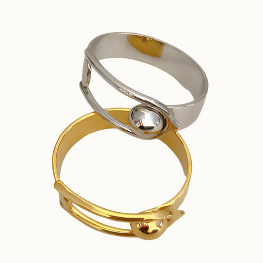 Orbital Cuff | Bracelet | 18k Gold Plated โ Lunari Jewellery