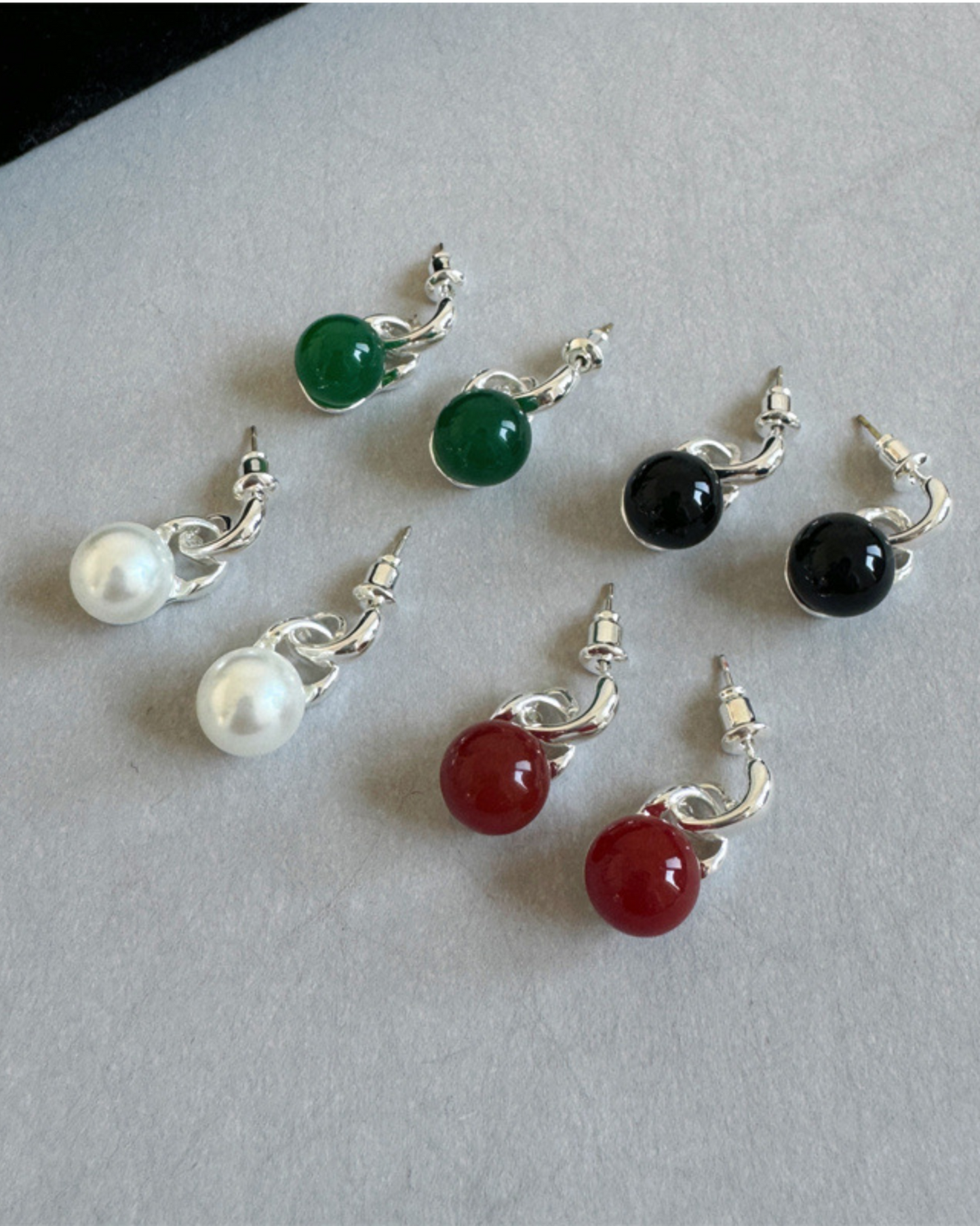 Orb Essence Earrings | Earrings | Natural Pearl & 18k Gold β Lunari Jewellery
