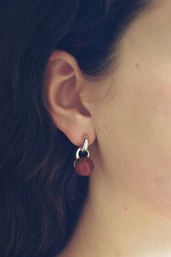 Orb Essence Earrings | Earrings | Natural Pearl & 18k Gold β Lunari Jewellery