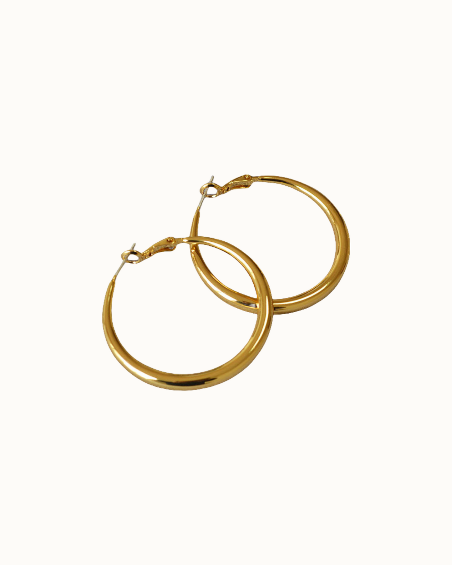 Onda Hoops | Earrings | Rhodium & S925 Silver – Lunari Jewellery