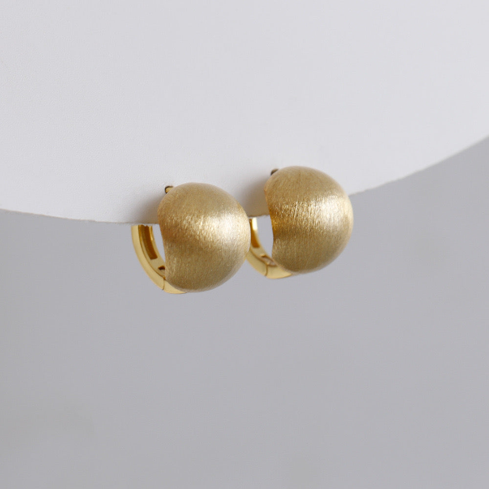 Sunset Orb Huggies | Earrings | S925 Sterling Silver β Lunari Jewellery