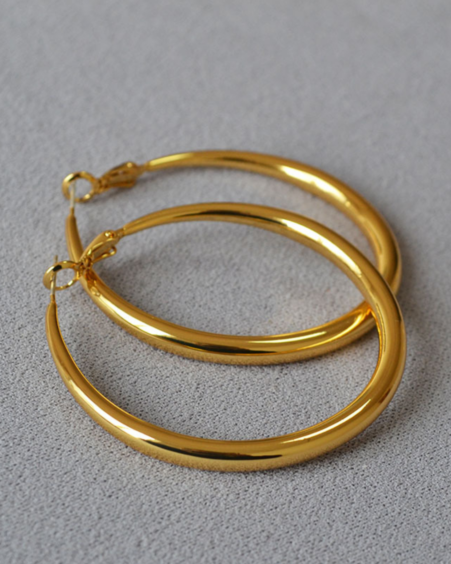 Onda Hoops | Earrings | Rhodium & S925 Silver – Lunari Jewellery