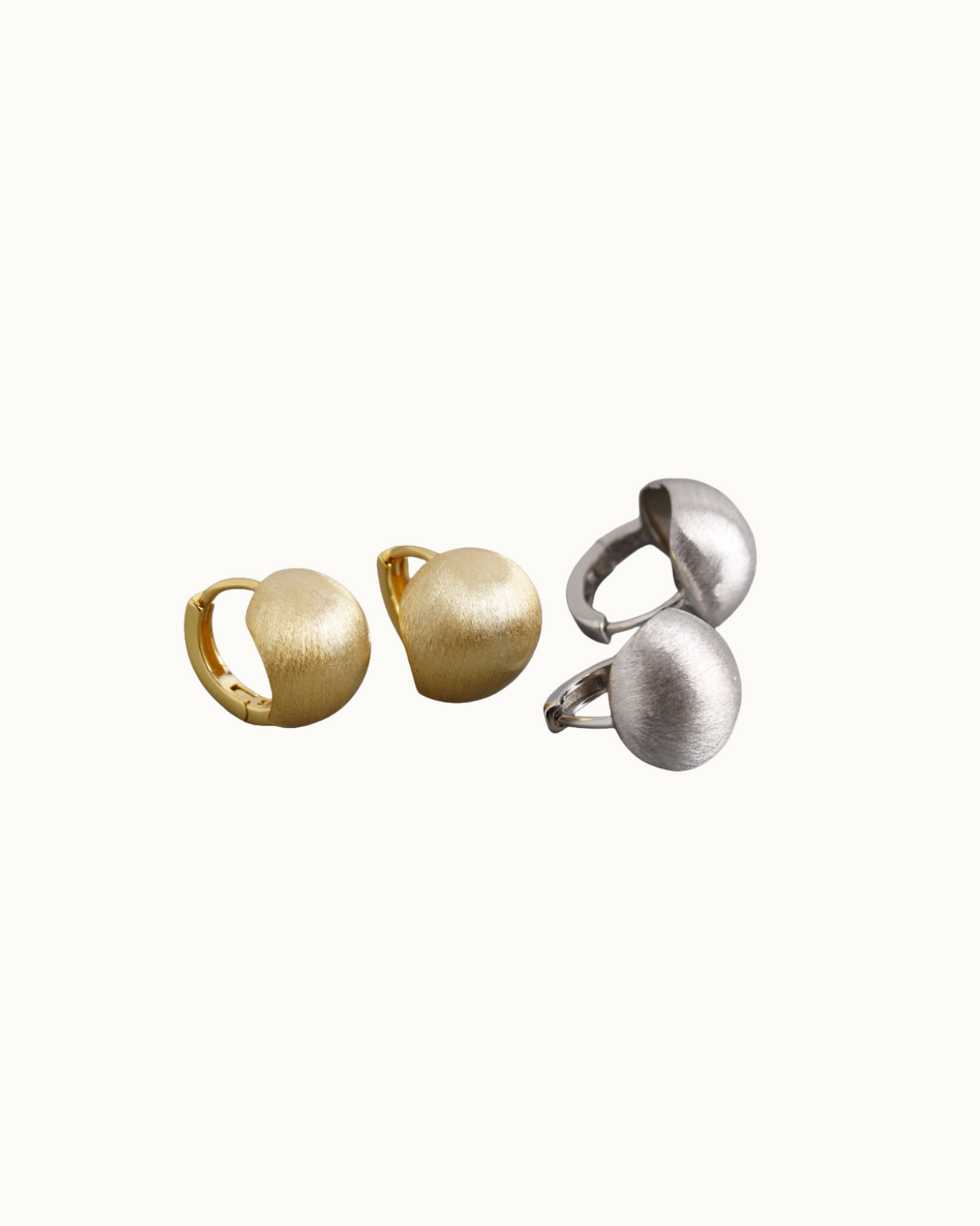 Sunset Orb Huggies | Earrings | S925 Sterling Silver β Lunari Jewellery