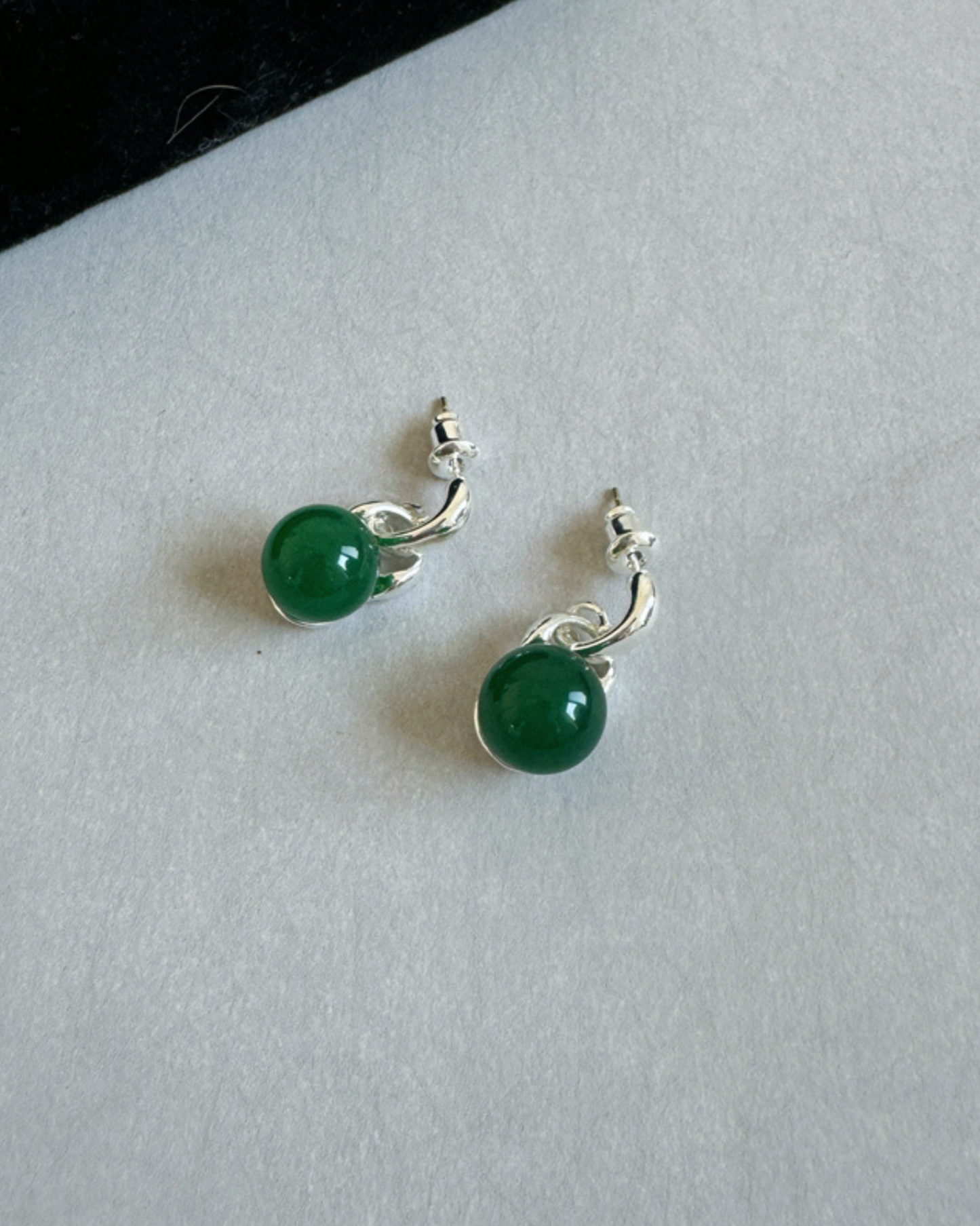 Orb Essence Earrings | Earrings | Natural Pearl & 18k Gold β Lunari Jewellery