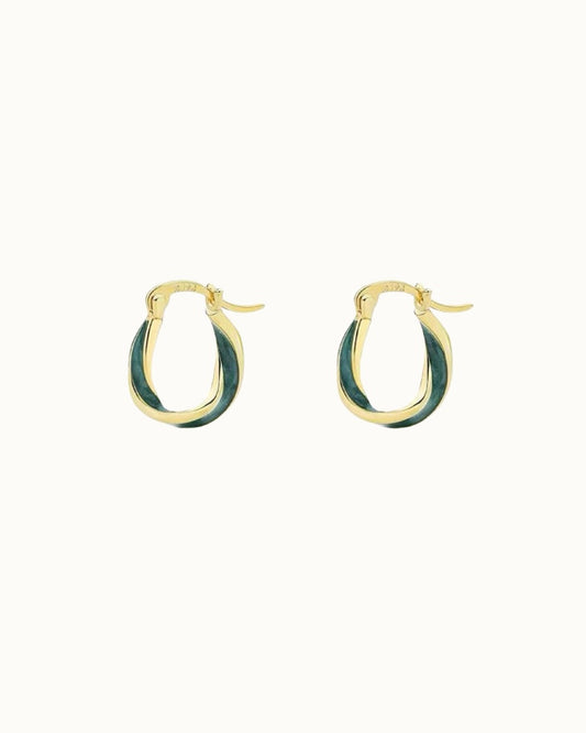Verdant Knot Hoops | Earrings | S925 Sterling Silver โ Lunari Jewellery