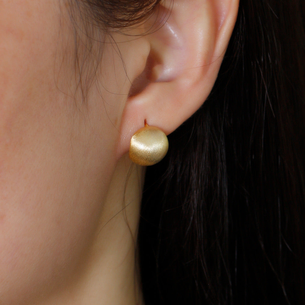 Sunset Orb Huggies | Earrings | S925 Sterling Silver β Lunari Jewellery