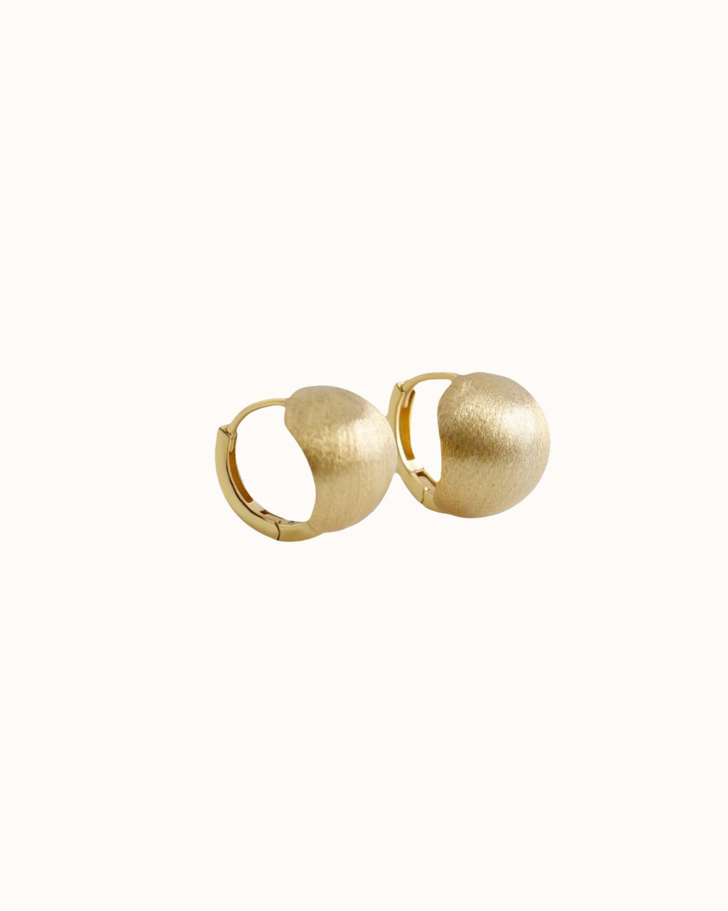 Sunset Orb Huggies | Earrings | S925 Sterling Silver β Lunari Jewellery