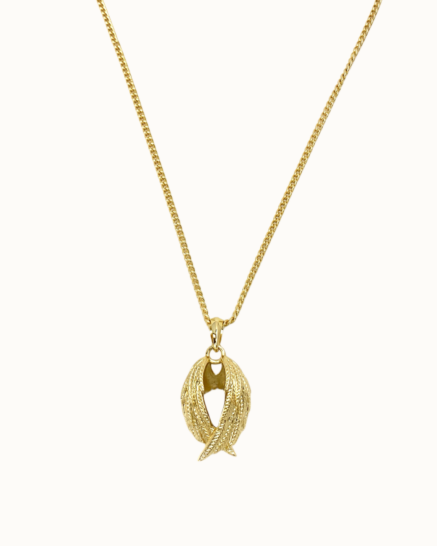 Celestine Wing Pendant