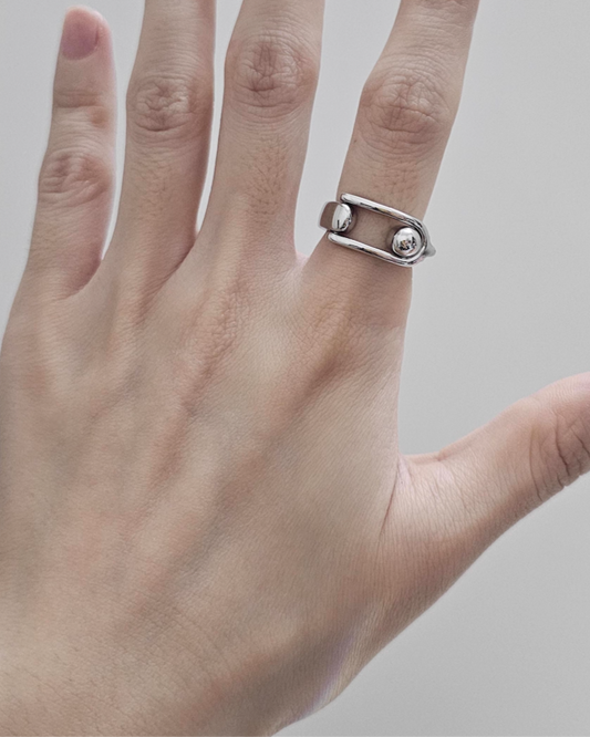 Orbital Ring | Ring | 18k Gold Plated – Lunari Jewellery