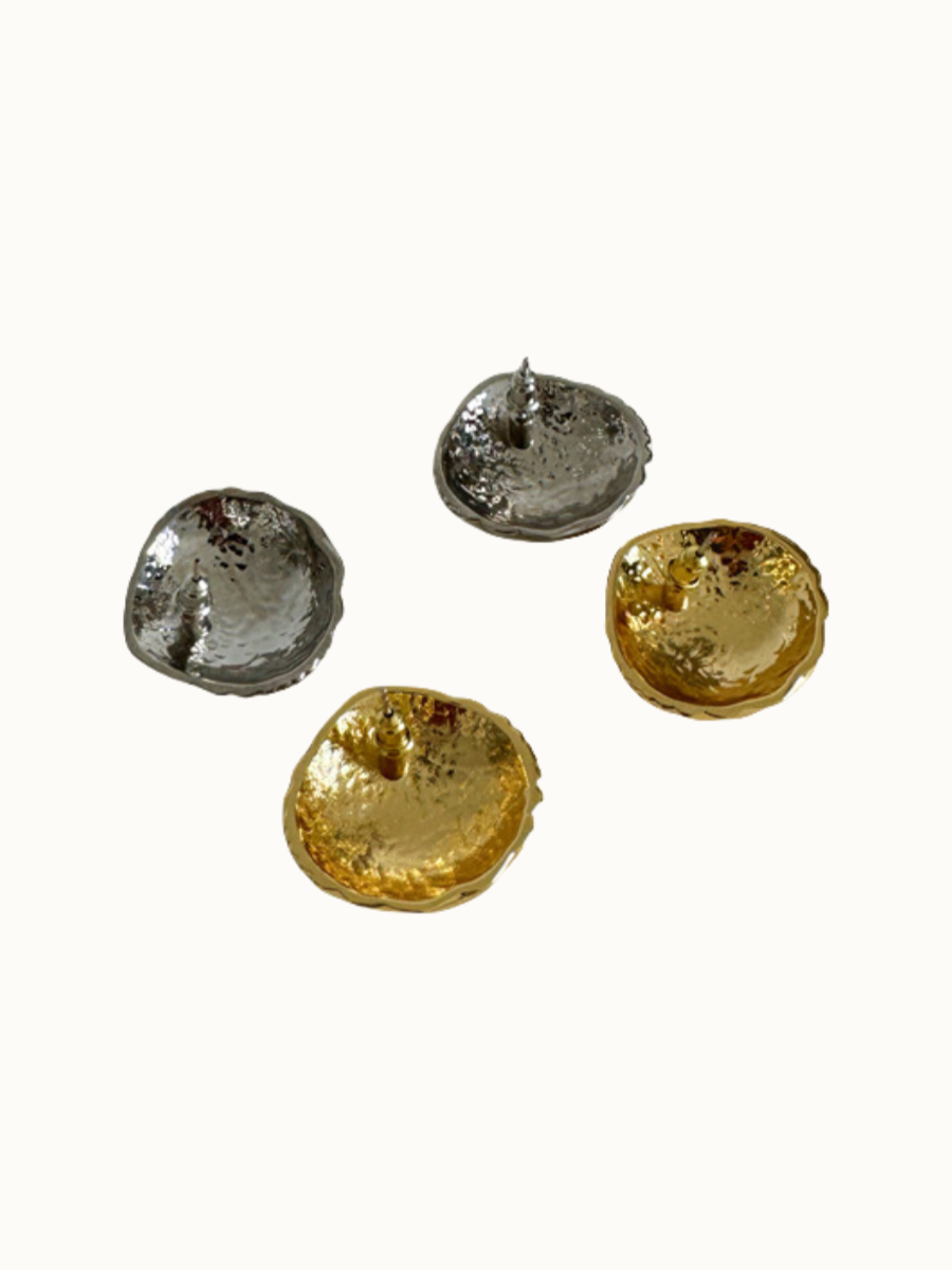 Shelline Studs | Earrings | S925 Sterling Silver – Lunari Jewellery