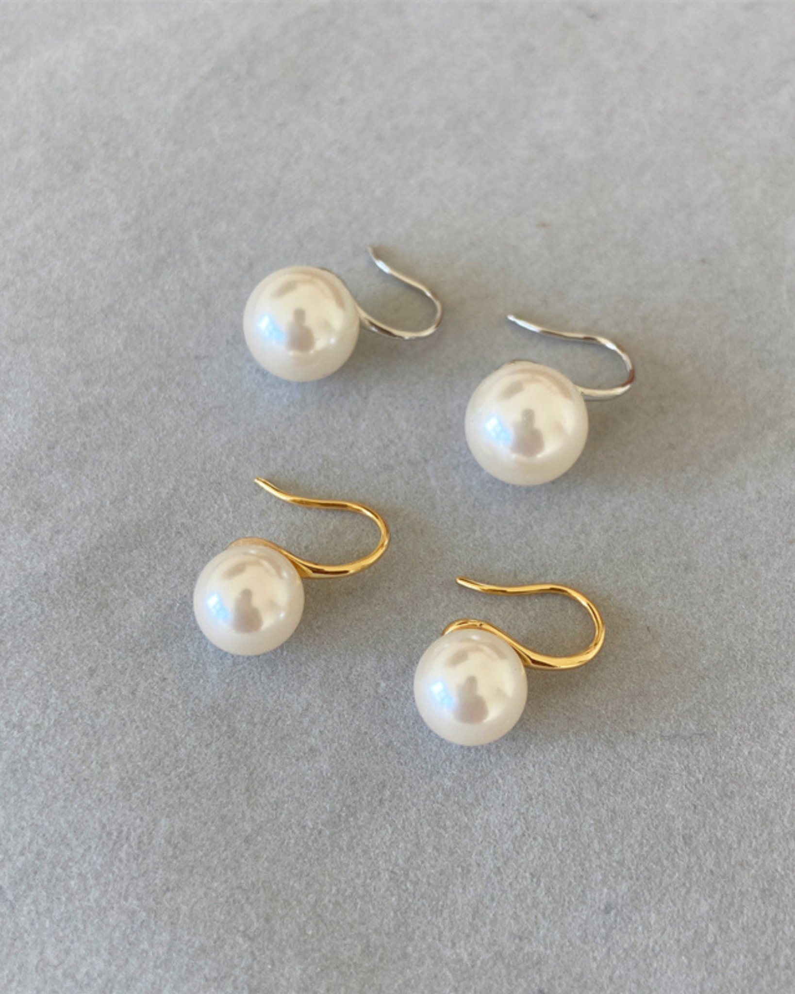 Nimbus Pearl Drops | Earrings | Natural Pearl & 18k Gold – Lunari Jewellery