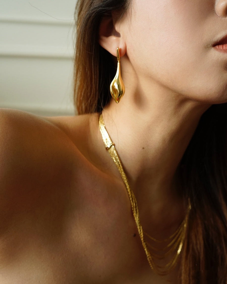 Concha Drops | Earrings | S925 Sterling Silver – Lunari Jewellery