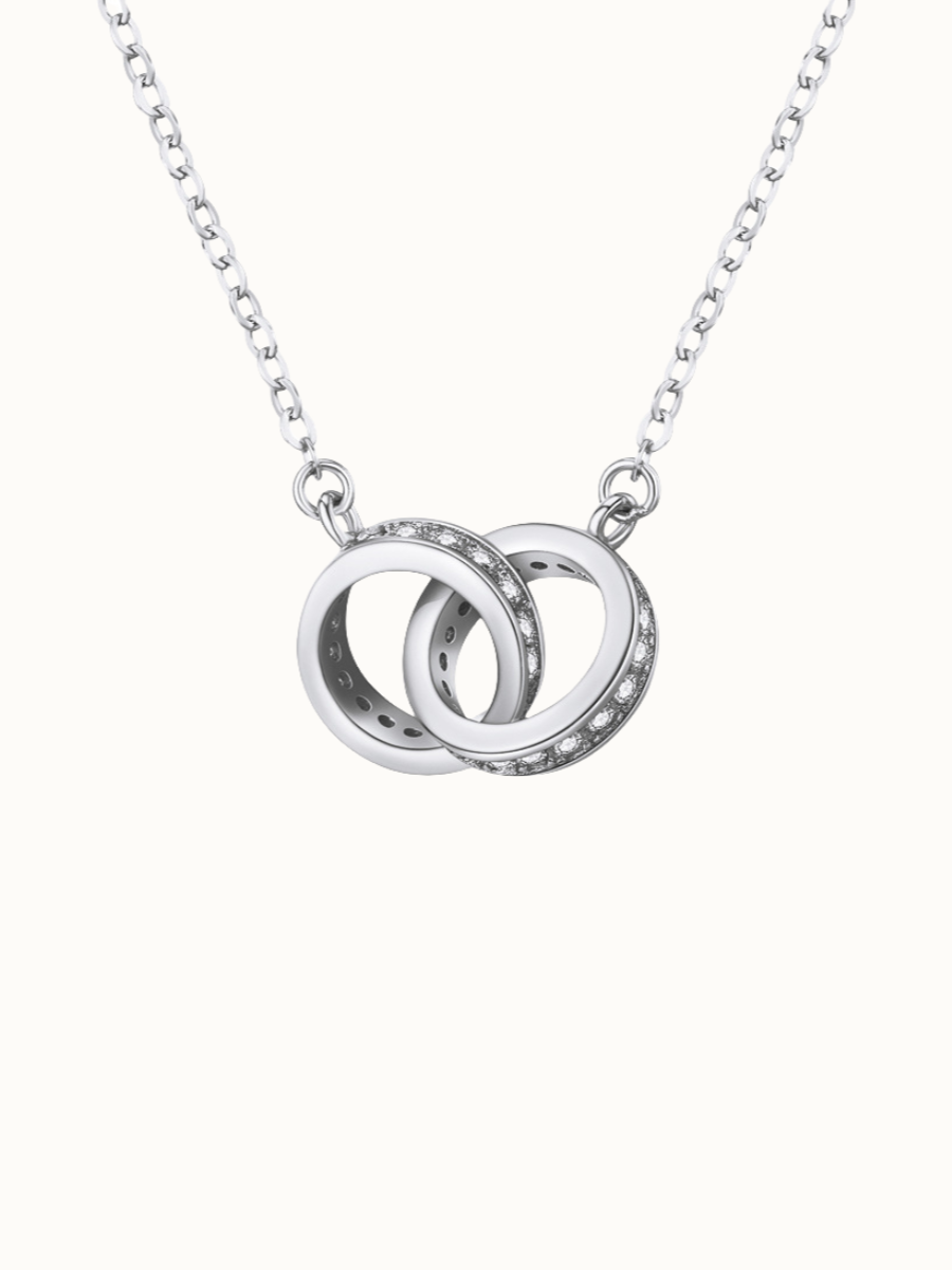 Lumen Link Necklace | Necklace | Rhodium & S925 Silver – Lunari Jewellery