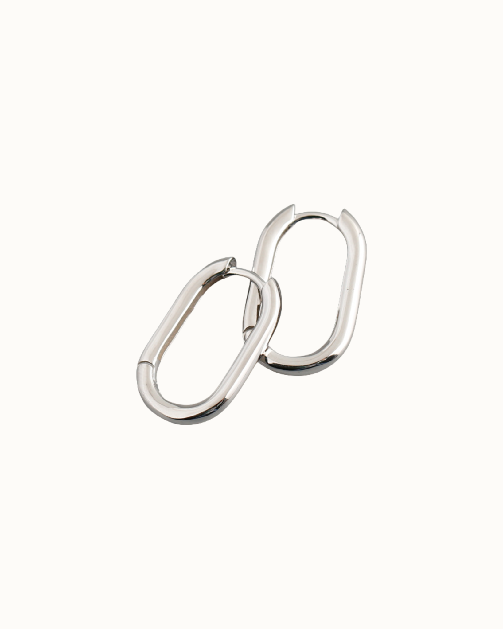 Aeris Hoops | Earrings | Rhodium & S925 Silver – Lunari Jewellery