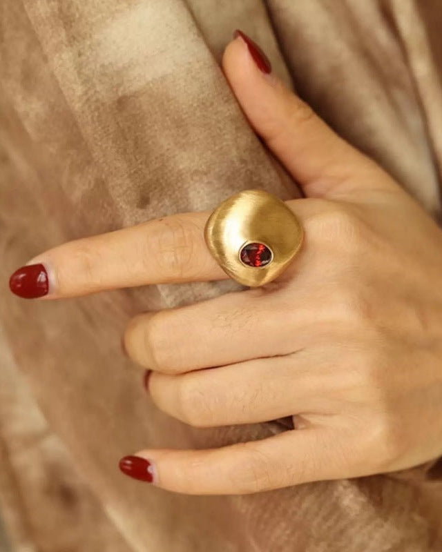 Spotlight Dome Ring | Ring | S925 Sterling Silver – Lunari Jewellery