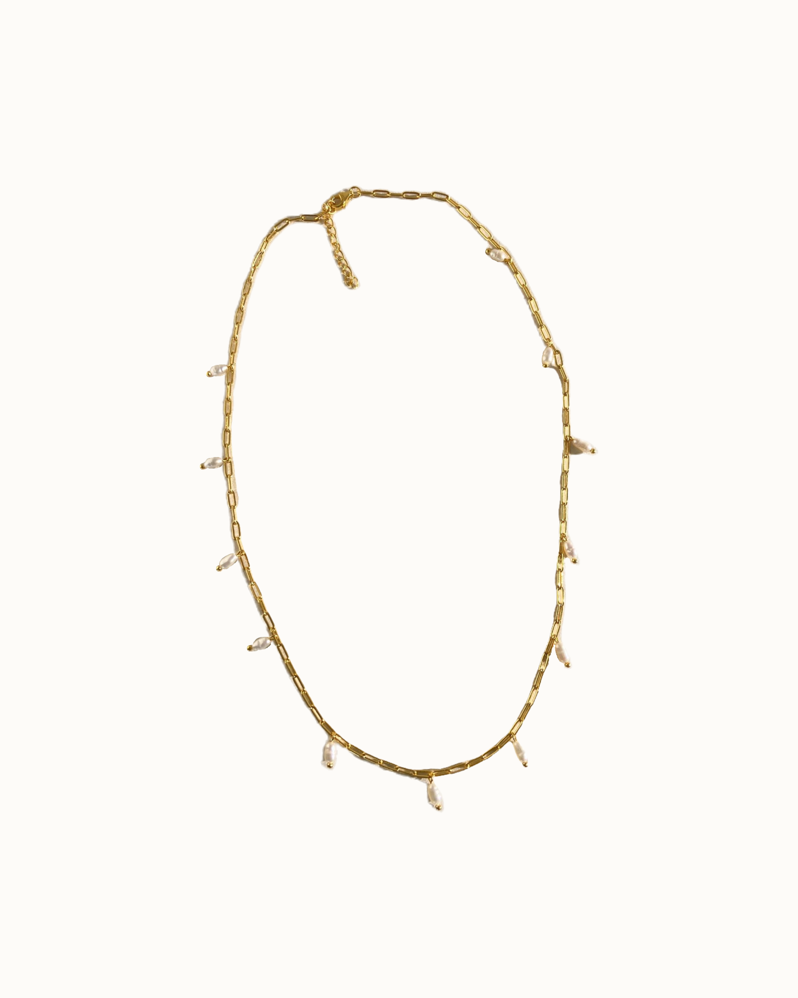 Dewdrop Pearl Necklace | Necklace | Natural Pearl & 18k Gold – Lunari Jewellery