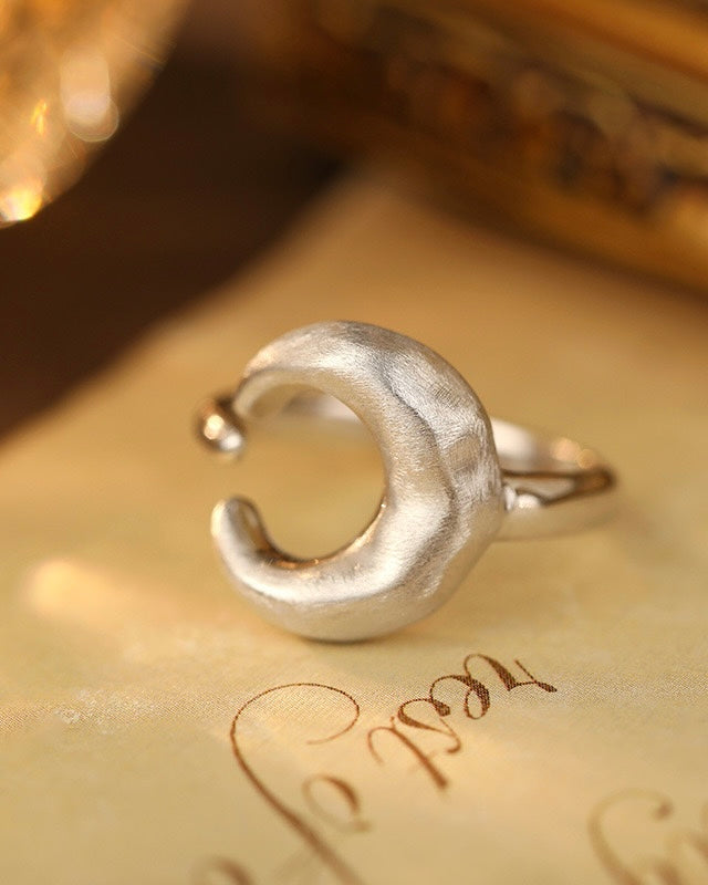 Selene Ring | Ring | Rhodium & S925 Silver – Lunari Jewellery