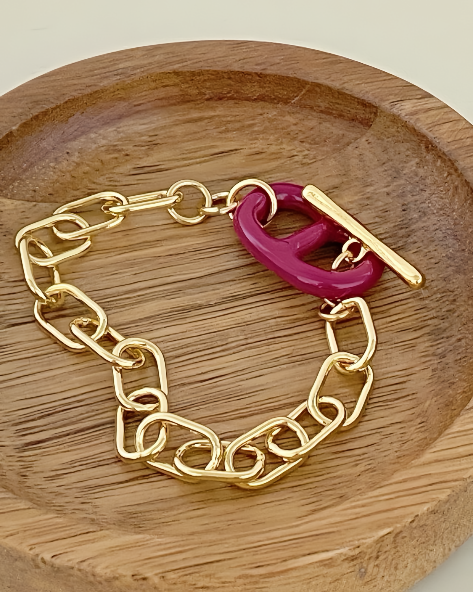 Marla Enamel Bracele | Bracelet | 18k Gold Plated – Lunari Jewellery