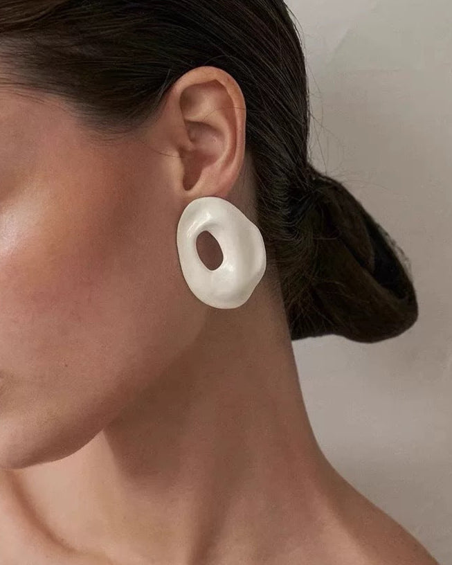 Void Flow Earrings | Earrings | S925 Sterling Silver – Lunari Jewellery