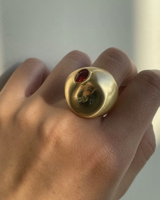 Spotlight Dome Ring | Ring | S925 Sterling Silver – Lunari Jewellery