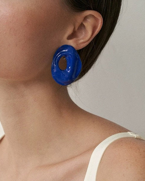 Void Flow Earrings | Earrings | S925 Sterling Silver – Lunari Jewellery