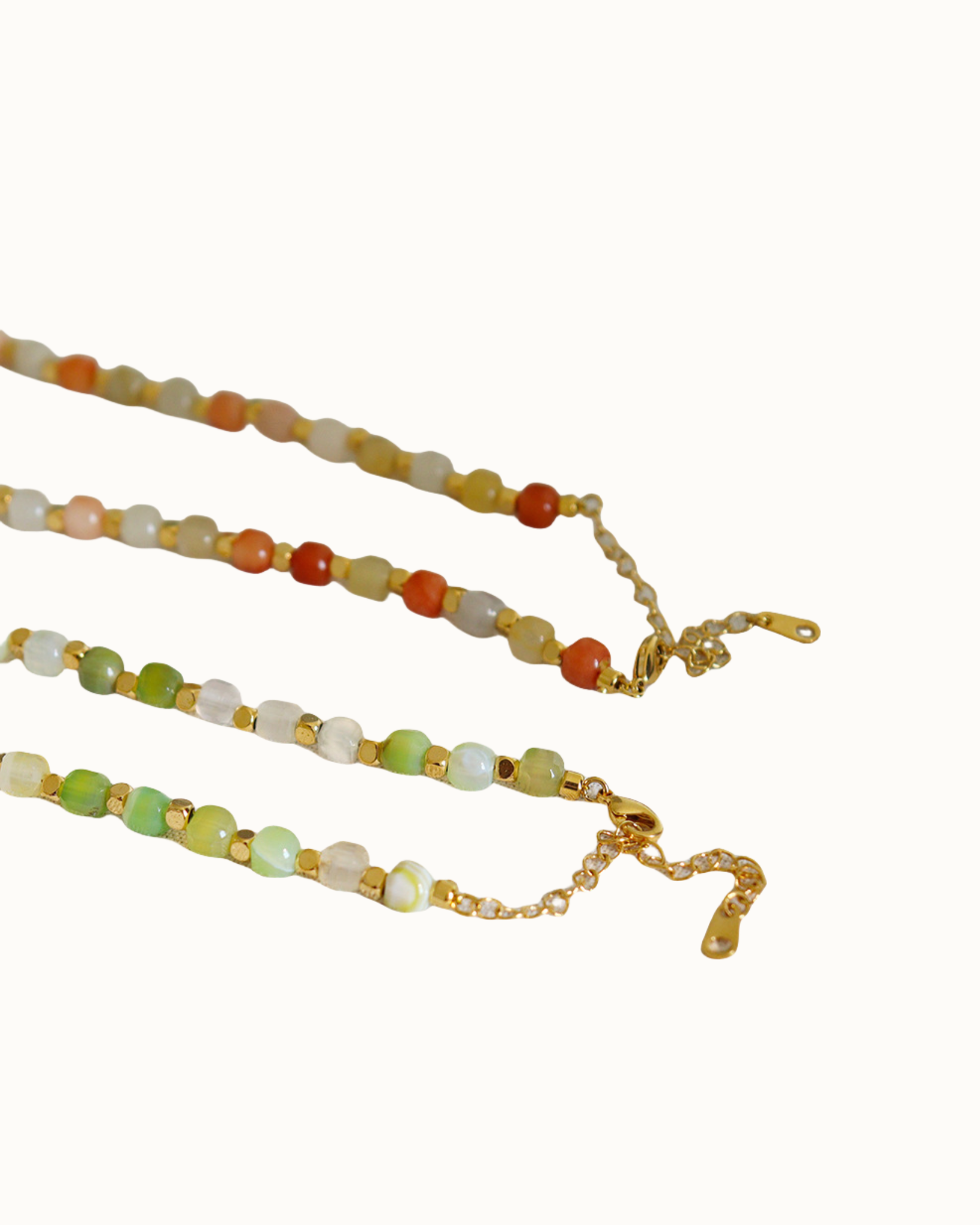 Pastel Beads Choker | Necklace | 18k Gold Plated – Lunari Jewellery