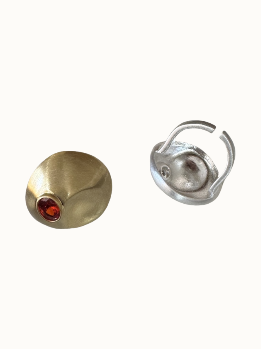 Spotlight Dome Ring | Ring | S925 Sterling Silver – Lunari Jewellery