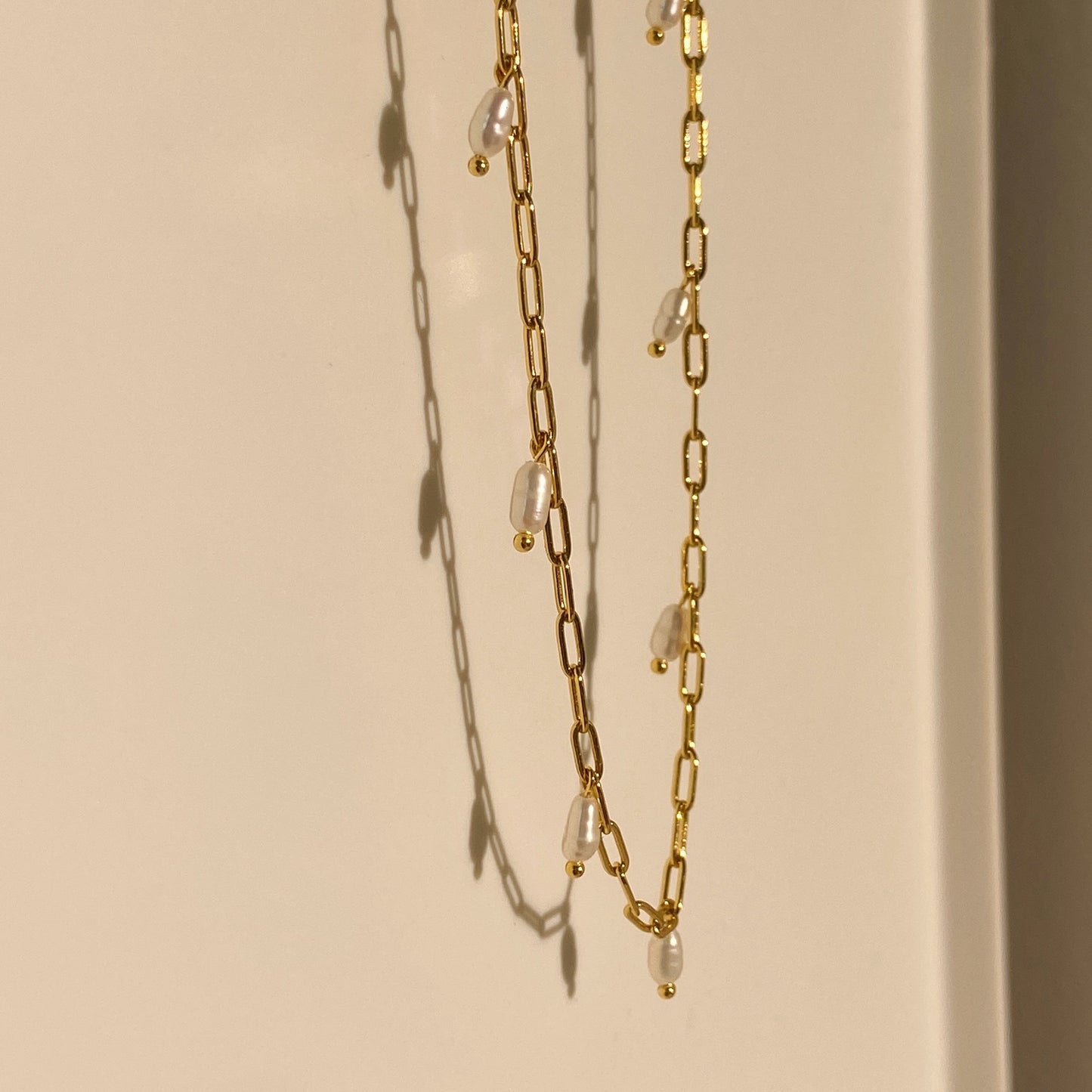Dewdrop Pearl Necklace | Necklace | Natural Pearl & 18k Gold – Lunari Jewellery