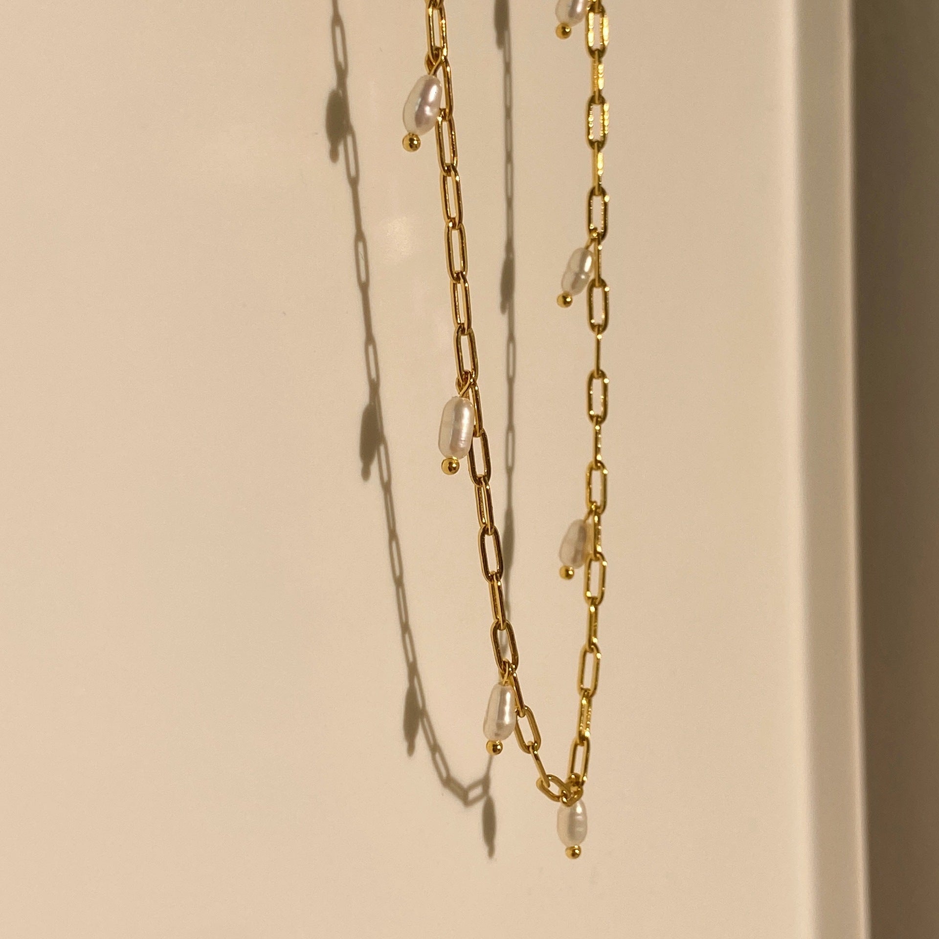 Dewdrop Pearl Necklace | Necklace | Natural Pearl & 18k Gold – Lunari Jewellery