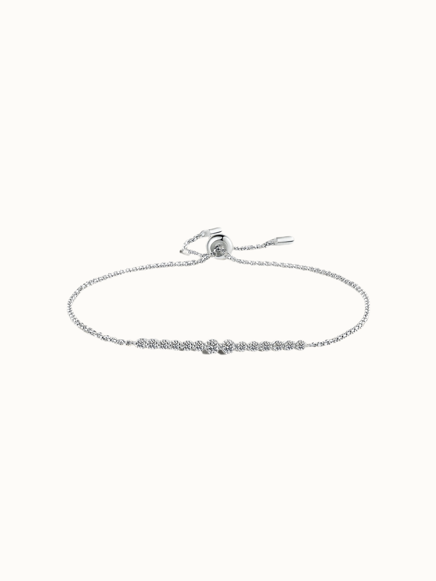Moissanite Starlit Drift Bracelet | Bracelet | Moissanite & 18k Gold – Lunari Jewellery