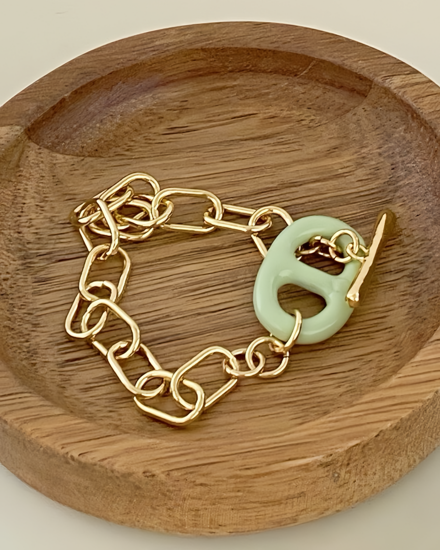 Marla Enamel Bracele | Bracelet | 18k Gold Plated – Lunari Jewellery