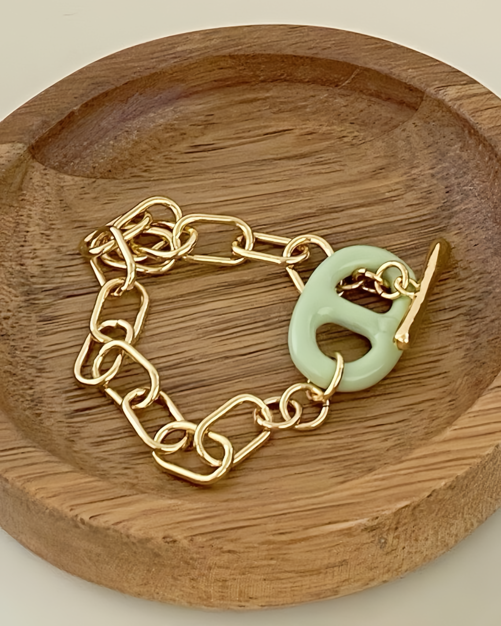 Marla Enamel Bracele | Bracelet | 18k Gold Plated – Lunari Jewellery