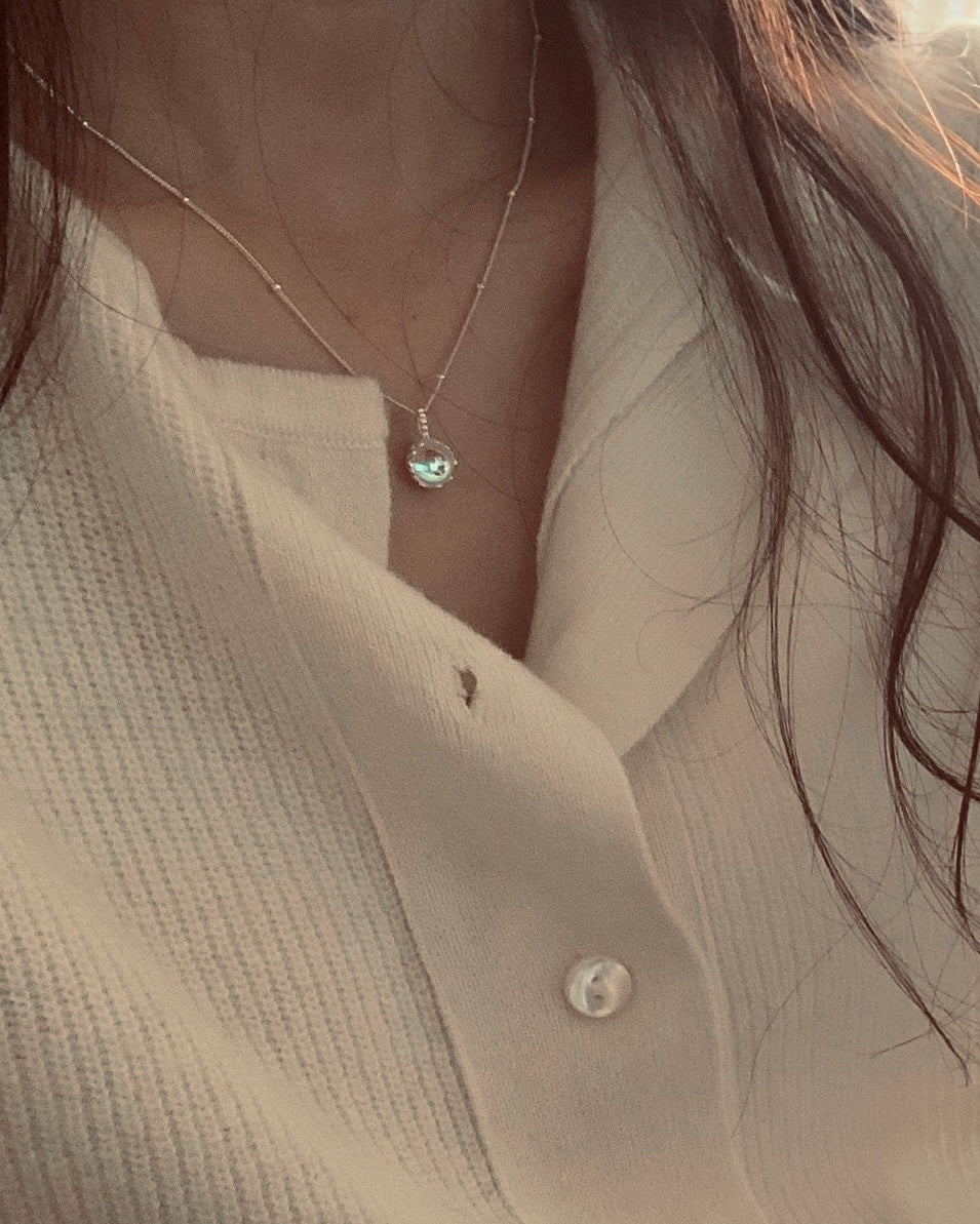 Moonstone Radiance Necklace | Necklace | S925 Sterling Silver – Lunari Jewellery