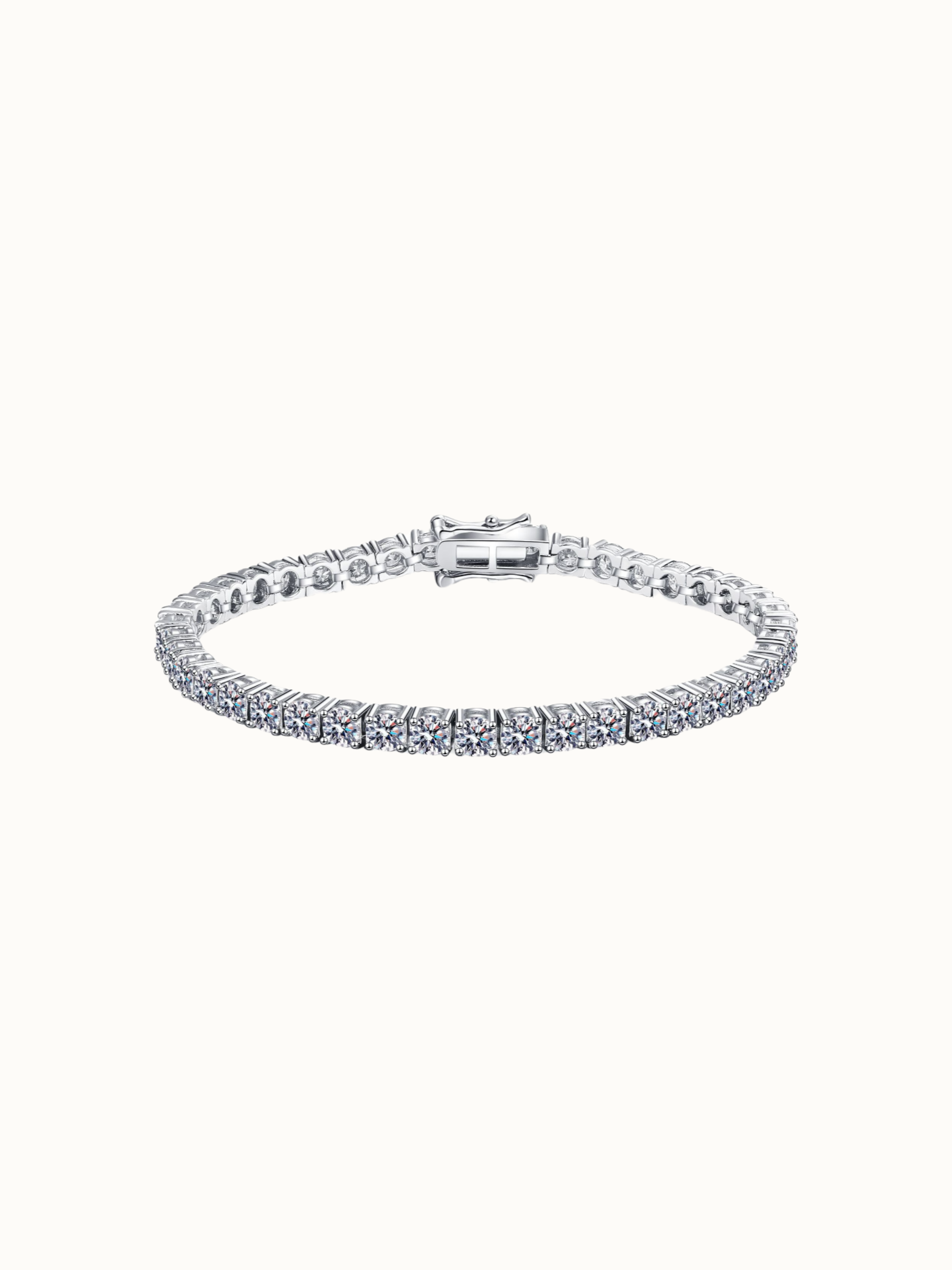 Moissanite Celestial Tennis Bracelet 3mm | Bracelet | Moissanite & 18k Gold – Lunari Jewellery