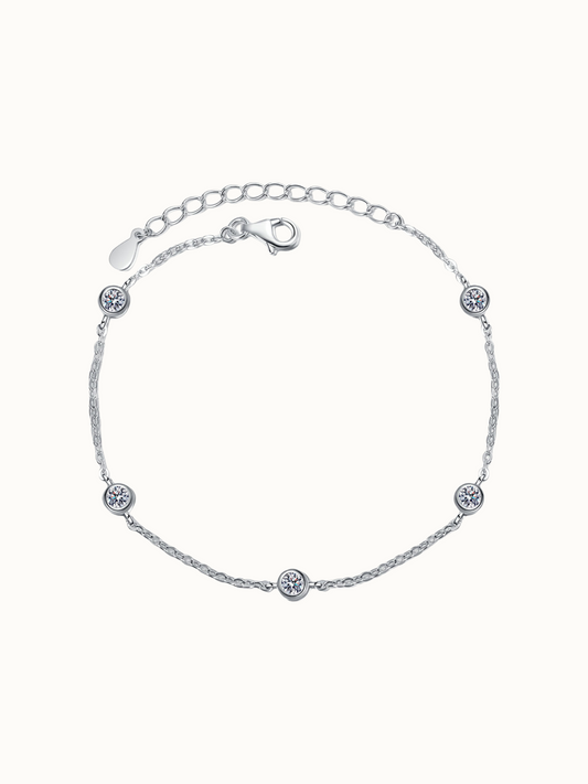 Moissanite Orbit Gleam Bracelet