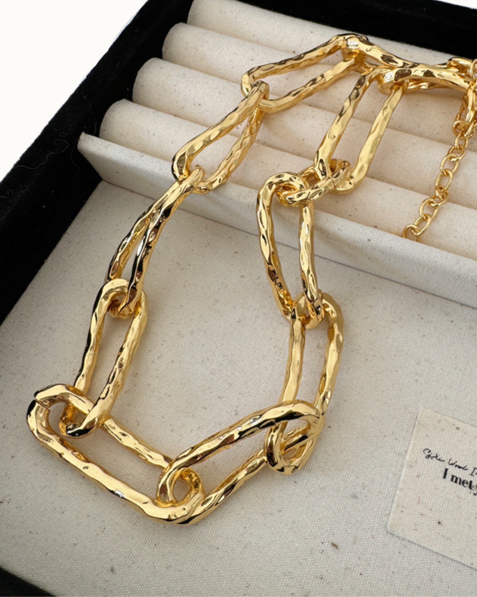 Sculptural Link Choker | Necklace | 18k Gold Plated – Lunari Jewellery