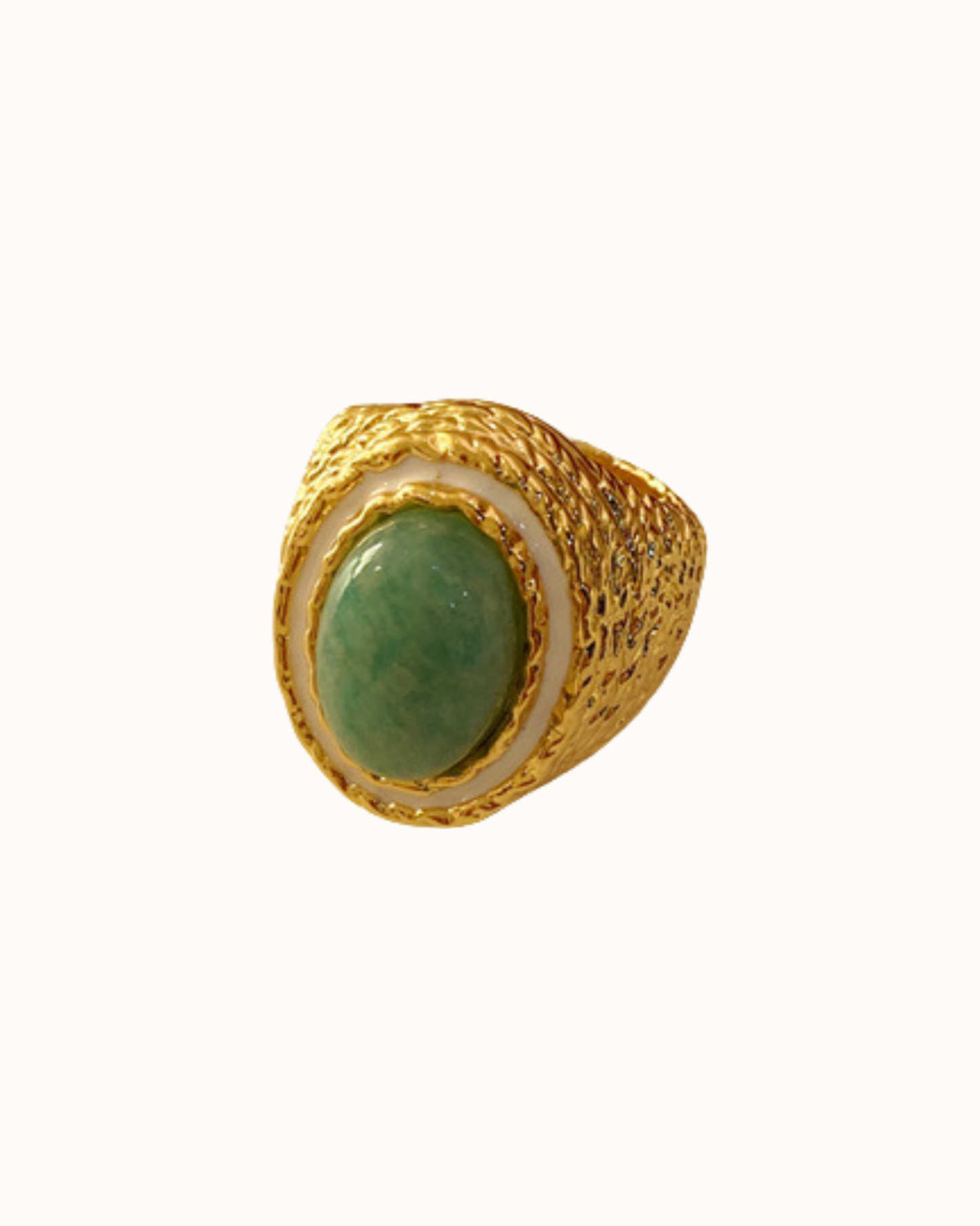 Amira Dome Ring | Ring | 18k Gold Plated – Lunari Jewellery