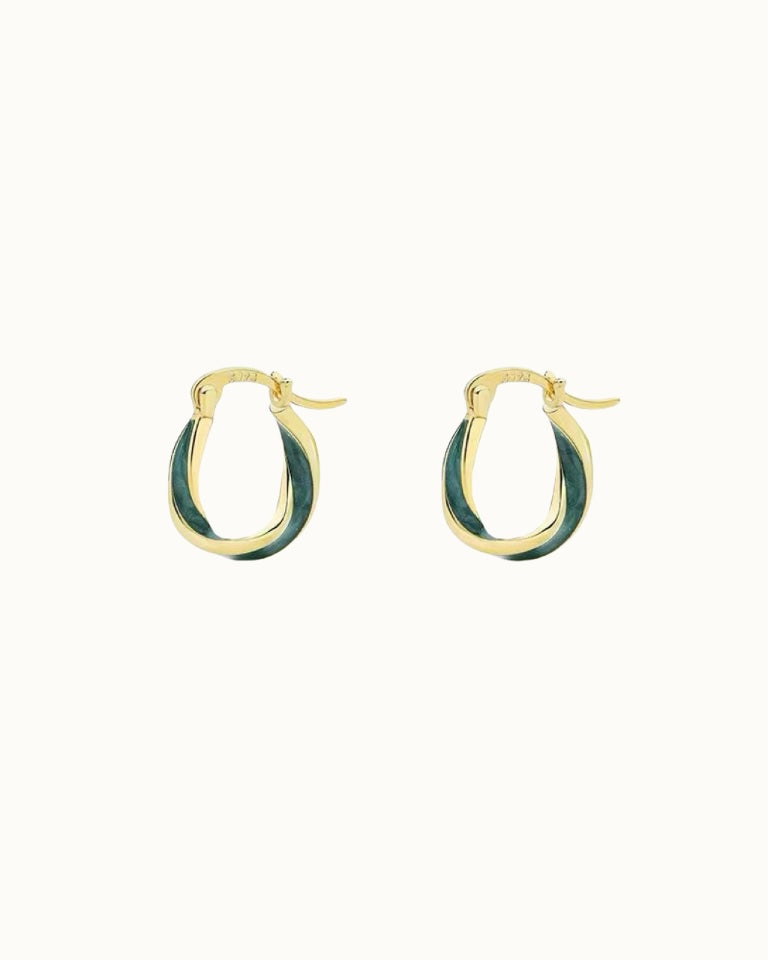 Verdant Knot Hoops | Earrings | S925 Sterling Silver – Lunari Jewellery