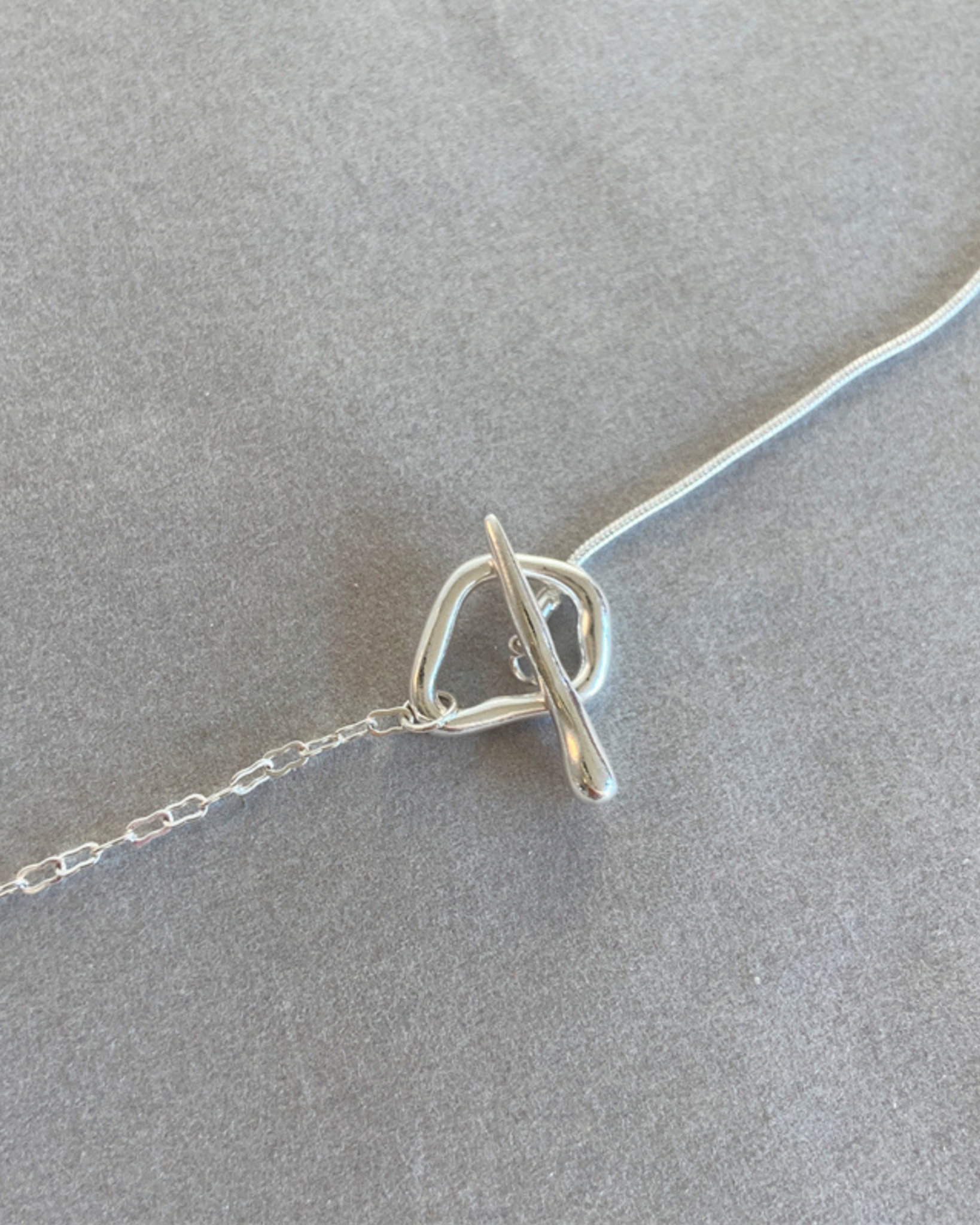 Strata Toggle Necklace | Necklace | S925 Sterling Silver – Lunari Jewellery