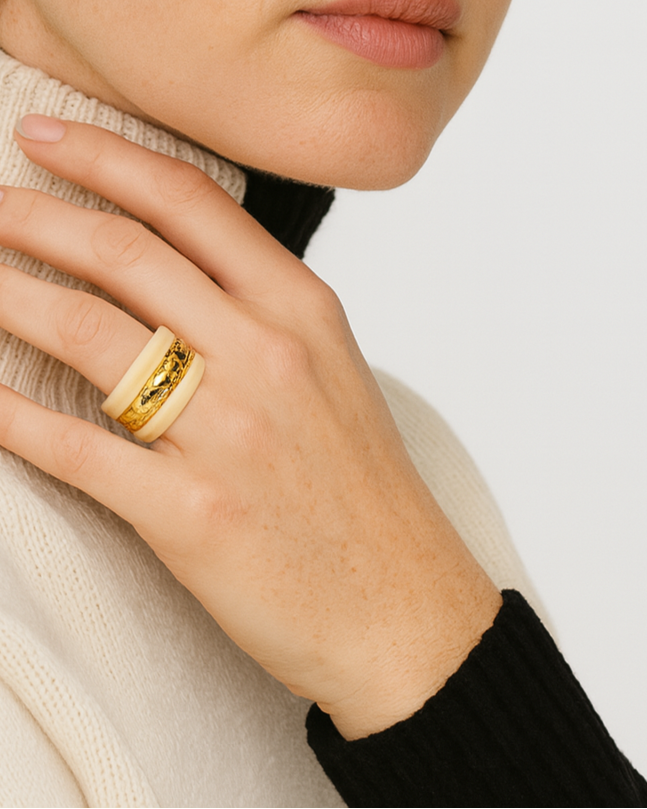 Luma Enamel Hoops | Earrings | 18k Gold Plated – Lunari Jewellery